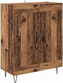 vidaXL Bufet Lemn Vechi 69,5 x 34 x 90 cm Lemn Ingineresc și Fier