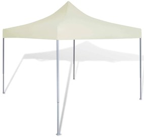 41463 vidaXL Cream Foldable Tent 3 x 3 m