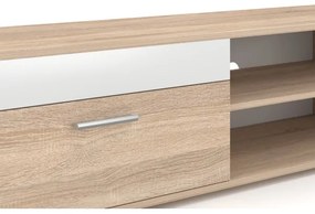 Mobilier living BRICK, stejar sonoma/alb