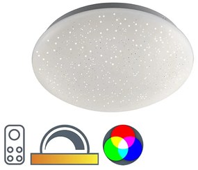 Plafoniera moderna alba cu efect de stea incluzând LED - Bex