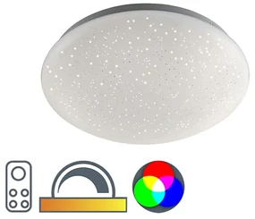 Plafoniera moderna alba cu efect de stea incluzând LED - Bex