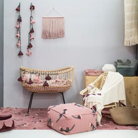 Fotoliu puf pentru copii roz English Garden – Lorena Canals