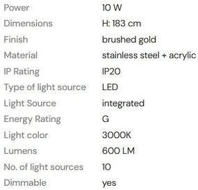 Lustra LED dimabila design modern Organic aurie