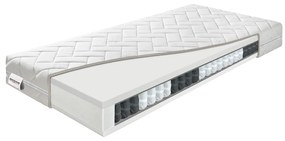 Saltea fermă/mediu-fermă cu arcuri reversibilă 100x200 cm Comfort Flow – BENAB