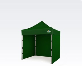 Cort evenimente 2x2m - cu 3 pereți - Verde