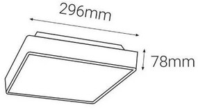 Corp de iluminat LED de exterior cu senzor SOLO LED2 LED/16W/230V 3000/4000/6500K IP65