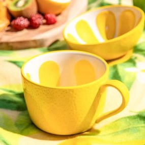 Altom Set de căni jumbo din ceramică Tropicanalămâie 470 ml, 2 buc.