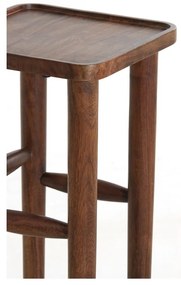 Măsuță auxiliară din lemn masiv de acacia 42x42 cm Qiano – Light &amp; Living