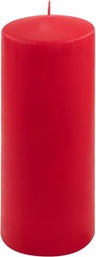 Set de lumânări tip pilon, 25 cm, Ø 10 cm, roșu, 2 buc