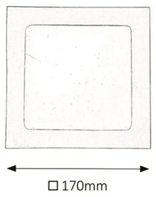 Rabalux 5591 - Lampă încastrată baie LED LOIS LED/12W/230V IP44 3000K