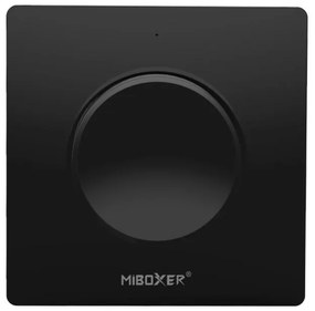 Variator de perete pentru banda LED, compatibil cu banda led monocolora si CCT, montaj aplicat, negru,MiBoxer Milight