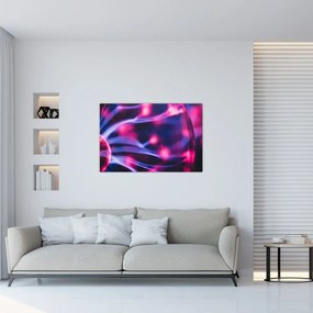 Tablou abstract mov (90x60 cm)