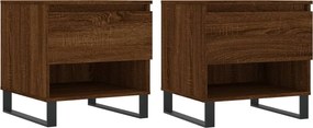 vidaXL Măsuțe de cafea 2 buc. stejar maro 50x46x50 cm lemn compozit