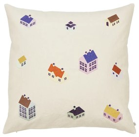 Decorațiuni de Crăciun Broste Copenhagen  CUSHION COVER 'HOUSE' COTTON