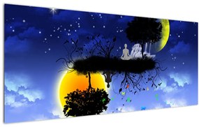 Tablou - Reflecția echilbrului (120x50 cm)