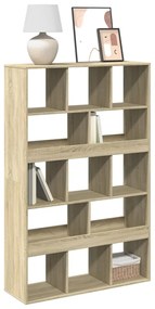 3309368 vidaXL Bibliotecă, stejar sonoma, 100x33x156,5 cm, lemn prelucrat