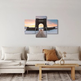 Tablou cu poarta, Yellowstone (90x60 cm)