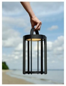 Felinar cu LED negru cu USB (înălțime 30 cm) pentru exterior Firefly – Zone