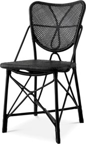 Scaun din ratan design LUX, Colony negru
