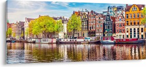 Tablou - Case dansatoare, Amsterdam (120x50 cm)