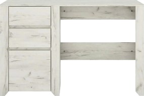 Birou ANGEL typ 80, alb craft, PAL melaminat, 119x60x77 cm