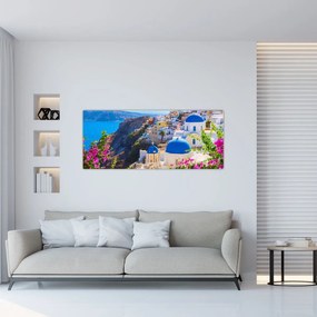 Tablou - Santorini, Grecia (120x50 cm)