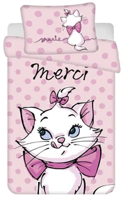 Disney Marie Merci husa de pat pentru copii 100×135 cm, 40×60 cm
