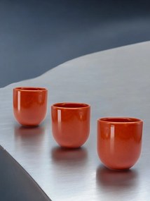 Pahar Cafea NOVUM Mineral Sienna 250 ml (Mineral Sienna Rosu Pal Inchis) Gresie Ceramica Glazurata Manual