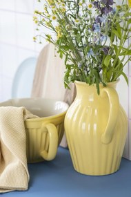 Bol galben din ceramica pentru aluat MYNTE LEMONADE