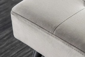 Bancheta tapitata design modern Boutique 100cm, gri inchis