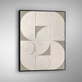 Tablou / Basorelief decoratiune perete Geomia 90x120cm