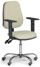 Scaun de lucru Alex cu cotiere, verde