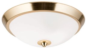 Plafoniera design modern OPALDESIGN 24cm, auriu mat