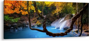 Tablou - Cascade din Asia (120x50 cm)