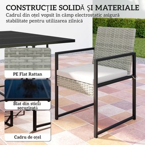 Outsunny ratan sintetic poliratan | Aosom Romania