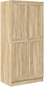 vidaXL Șifonier, stejar sonoma, 82,5x51,5x180 cm, lemn prelucrat
