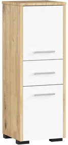 Dulap bucătărie Fulgor 2D 1SZ (stejar artisan + alb). 1117563