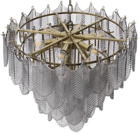 Candelabru elegant design LUX Verbier S, sticla fumurie 113899 HZ