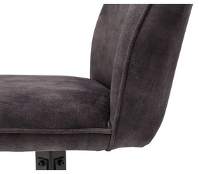 Set de 2 scaune pentru masă NEXORO, antracit