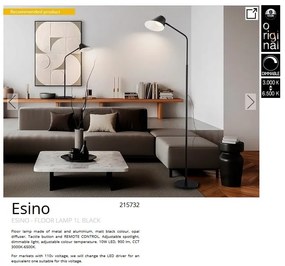 Lampadar/Lampa de podea LED design modern Esino negru