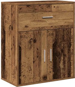 vidaXL Bufet cu sertar Lemn vechi 60 x 31 x 70 cm Lemn compozit