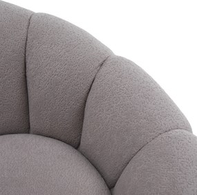 Canapea cu 3 locuri de lux, gri deschis, TEKVIO