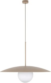 Lustră pe cablu SLATE 1xE27/15W/230V d. 65 cm bej