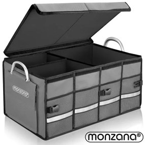 Deuba Organizator valiza gri - 60x35x30cm