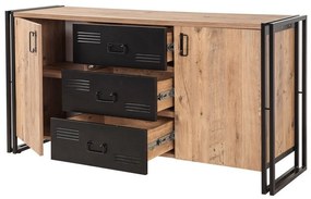 Comodă Cosmo Atlantic Pine and Black