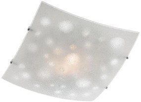 Redo ISIDE 05-904 - Plafonieră 1x E27/42W/230V, 30x30 cm, transparentă