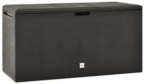 49446 vidaXL Ladă de depozitare pentru grădină, antracit, 114 x 47 x 60 cm