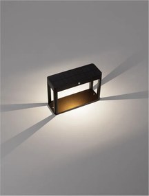 Mini Stalp LED solar iluminat exterior cu senzor de miscare IP65 BERNI H-15,5cm