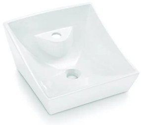 Bathco 4002 - Lavoar pentru blat SORIA 40x41 cm porțelan/alb