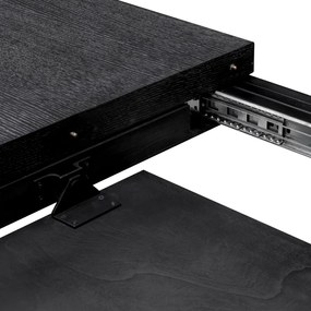 Masa extensibila LUX Gri Carbune Atelier S, 240-310cm